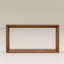 Console rectangulaire de 60 po en placage de bois massif, table de canapé large, table de canapé derrière avec amplement de rangement pour le vestibule et le salon-1525501310