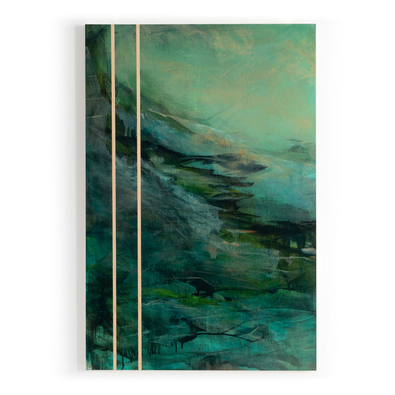 Places That Pull Set Painting by Lesley Frenz