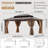  Outdoor Patio Gazebo with Hardtop Double Roof-93655477