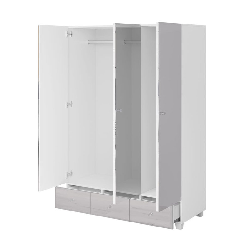 Alhaji Manufactured Wood Wardrobe