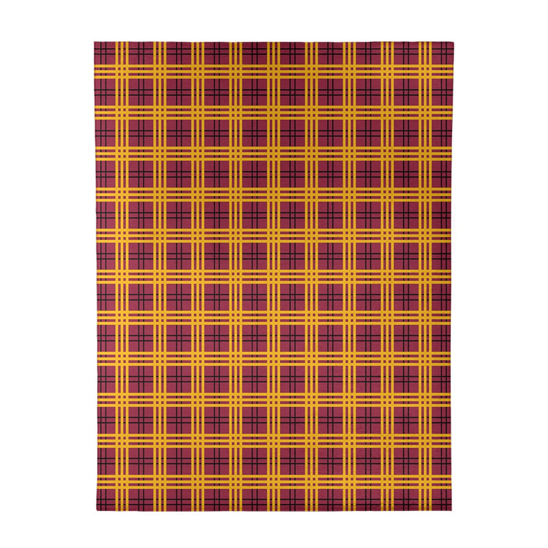 Plaid Indoor Rug, Rectangle 9' x 12'