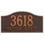 Rolling Hills 2-Line Wall Address Plaque-208618503-208618556