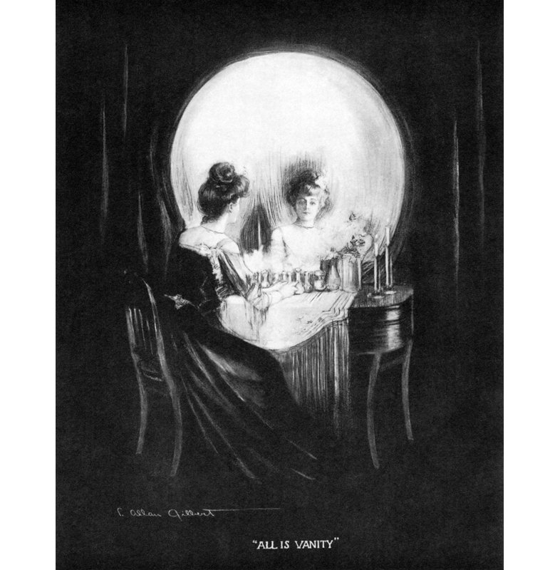 All is Vanity, 18" H x 14" W