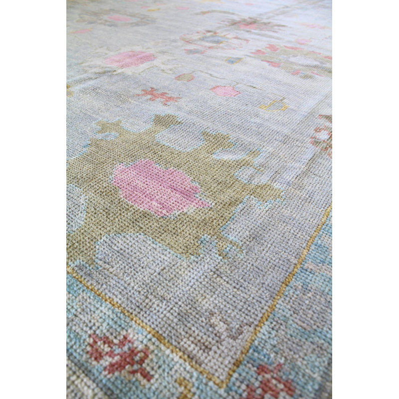 Oushak One-of-a-Kind Rectangle 8'3" X 9'4" Hand Knotted Area Rug