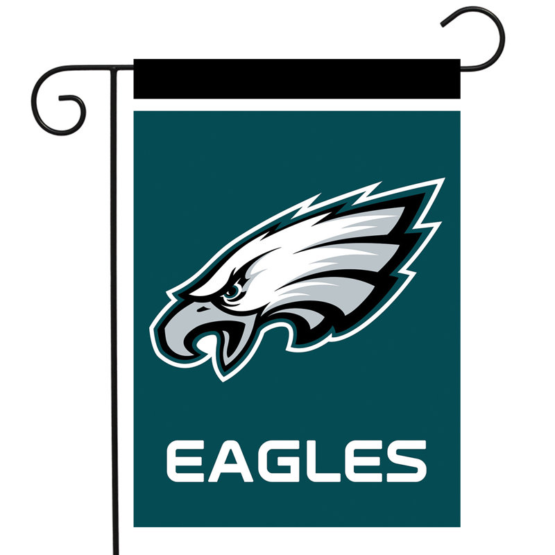Philadelphia Eagles NFL Licensed Garden Flag, Bleu clair / blanc / noir, Philadelphia Eagles
