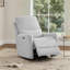 Fauteuils inclinables, inclinables et modernes de 30 po | Polyester gris clair chiné