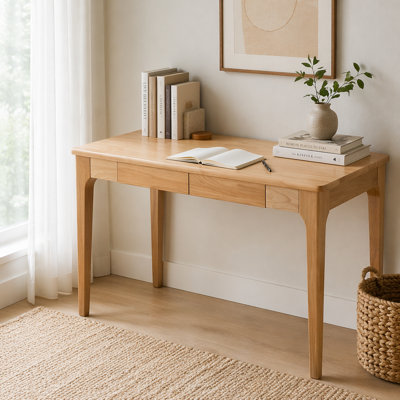 Solid Wood Desk with Drawers