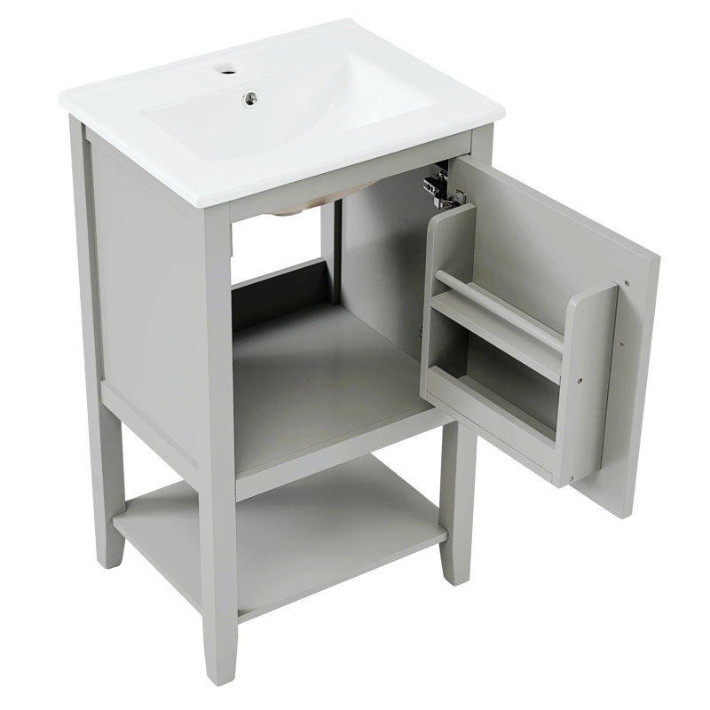 Meuble-lavabo simple avec plateau Sundai 20