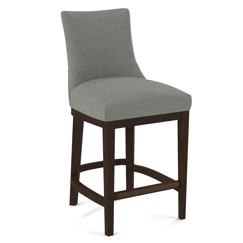 Upholstered Stool, Applause Archway Grey, Nutmeg