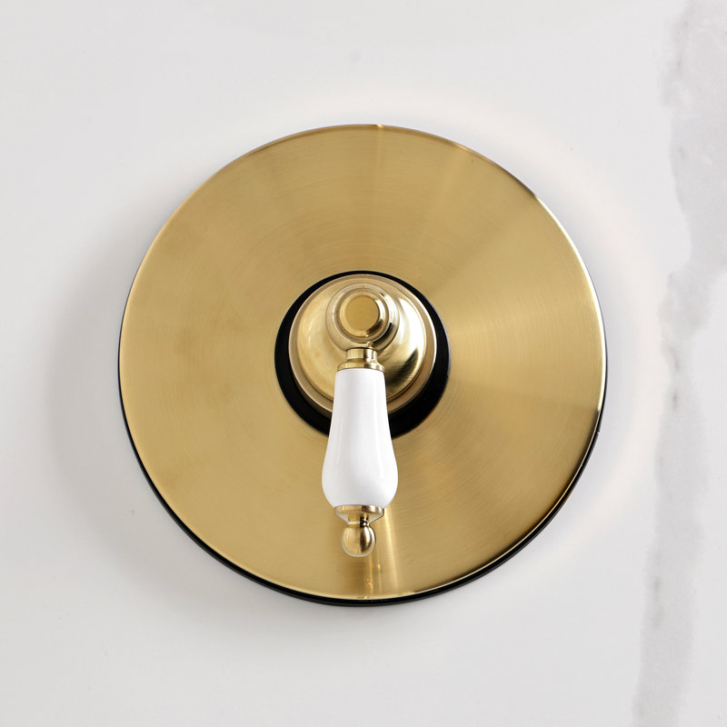 Robinet de douche Kingston, Laiton brossé