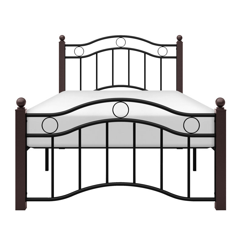 Platform Bed, Hammered Copper, Twin