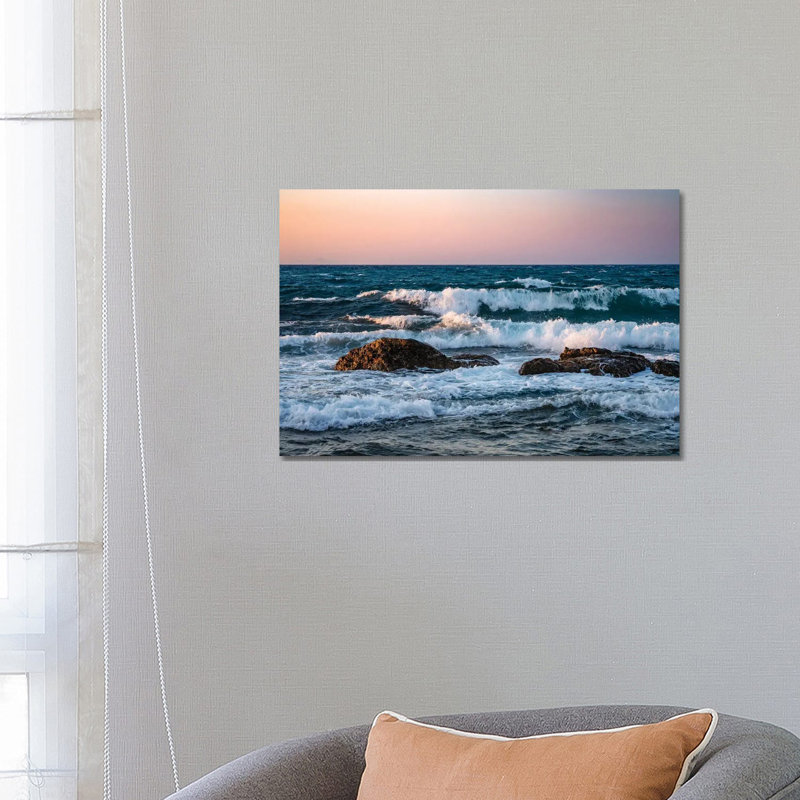 Mediterranean Sea Sunset, Greece by Matteo Colombo - No Frame Gallery-Wrapped Canvas Giclée on Canvas