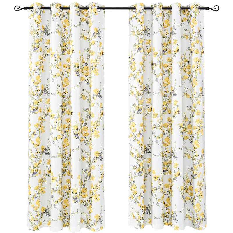 Justyn Room Darkening Curtain Pair