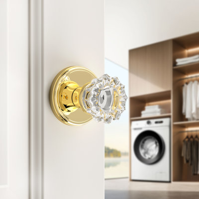 Coolnews Retro Elegant Series Crystal Passage Door Knobs