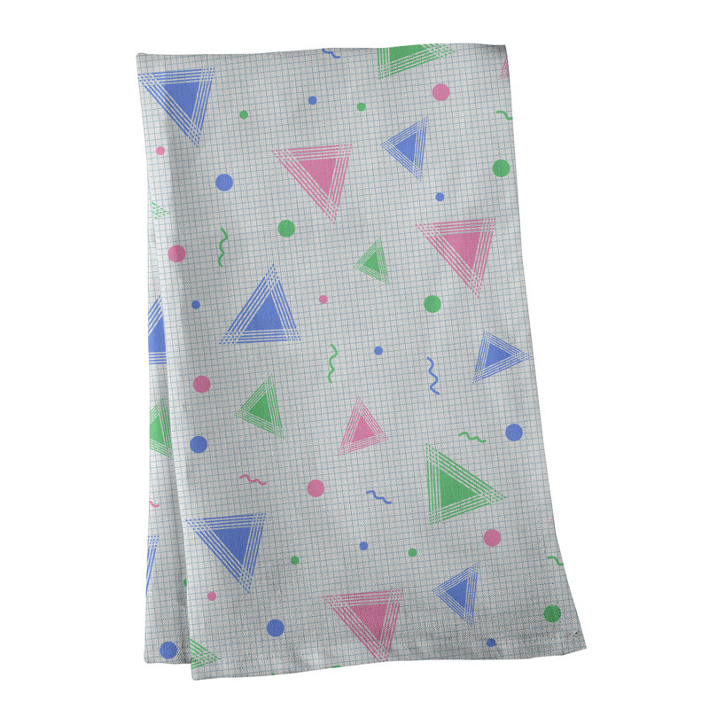 Mcguigan Tea Towel Kitchen Towel, Navy/Pink/Green, Poly Twill