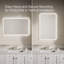 Miroir lumineux Essential 22 "X 34"