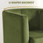 Fauteuil en velours revêtu de tonneau-1367609719