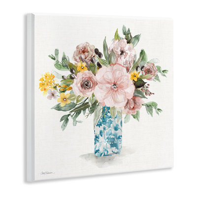 Bouquet d'été chinois, plaque murale, design par Carol Robinson