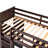 Hasel L Shaped Bunk Bed with Desk, Bookcase and Wardrobe-633294467-665475078