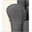 Chaise berçante en tissu