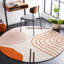 Felipe Handmade Wool Ivory / Rust Rug-94517620