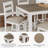Lawandra 6 - Person Four Leg Base Dining Set