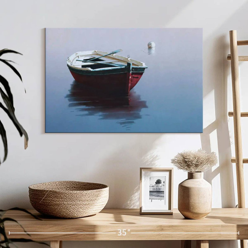 Mehar Lonely Boat III, H 16 po x l 24 po