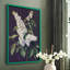 Série FLORAL CCXLIV - reproduction encadrée de qualité supérieure - prête à être accrochée - aucun clou requis-1041057880-1041057875