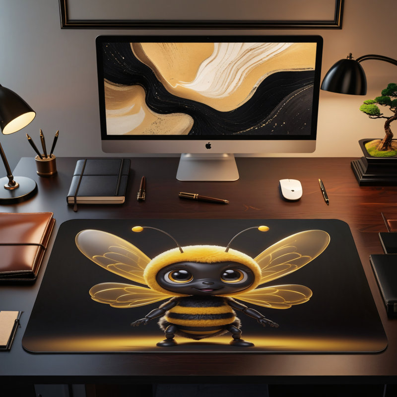 Polyester Desk Pad, 23.6x13.8