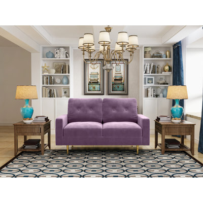 58'' Velvet Loveseat