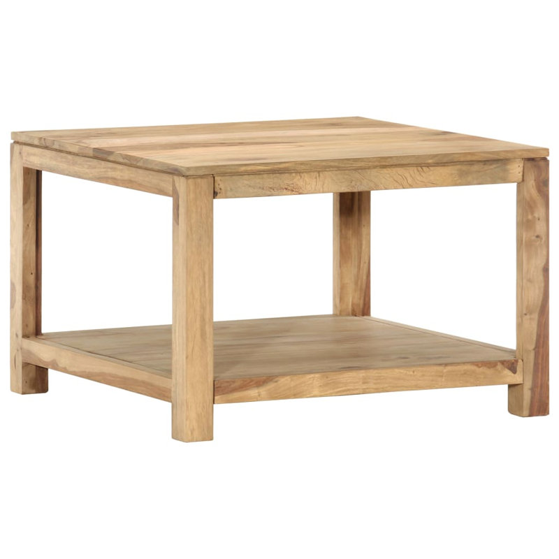 Kurtz Solid Wood Four Leg Coffee Table with Storage