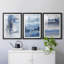 Soft Solace Indigo - Ensemble de 3 reproductions de cadres photo-114015787-114015781