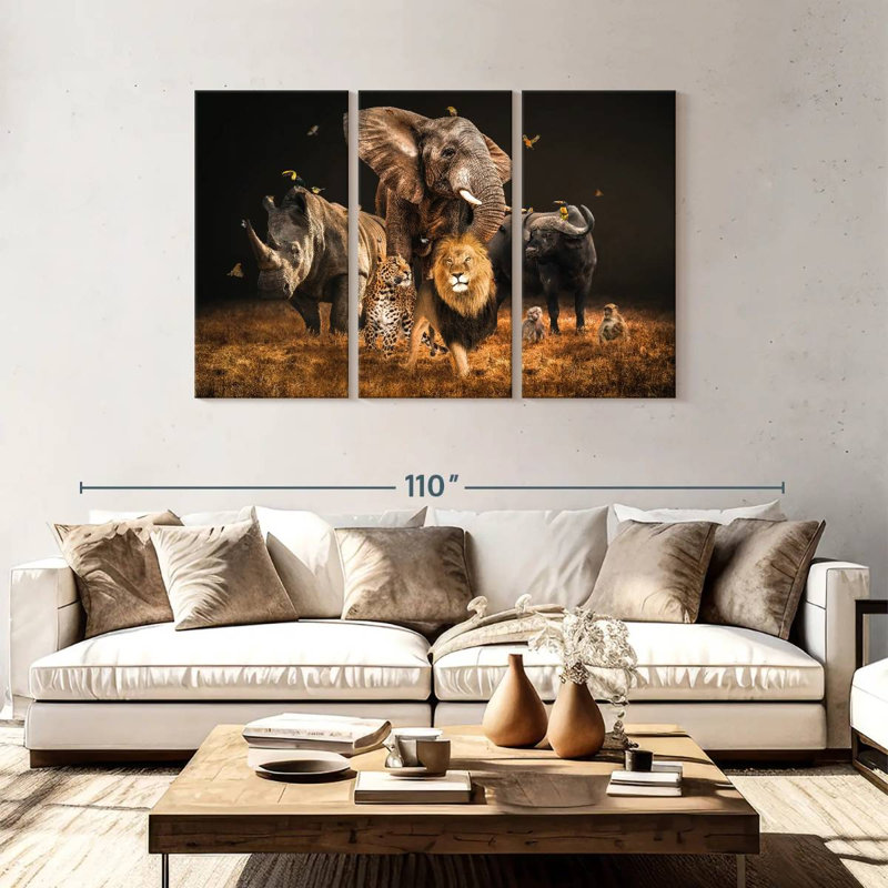 Brampt Big 5, 48" H x 74" W