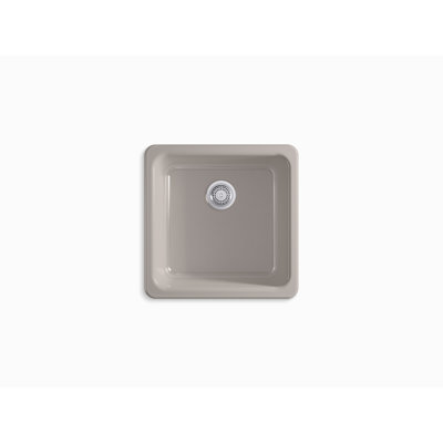 Iron/Tones 21 In. Top-/Undermount Single-Bowl Bar Sink