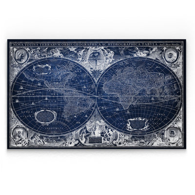 " Blue Treasure Map "