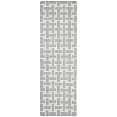 Mccall Hand Woven Flat Weave Wool Geometric Rug