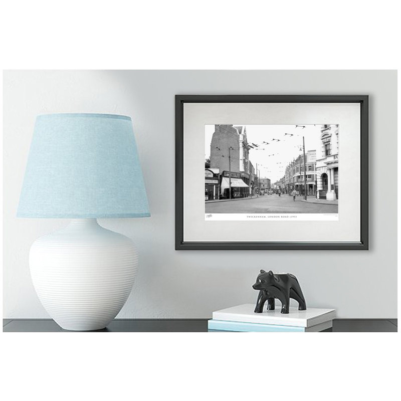 Twickenham, London Road C1955 by Francis Frith - Single Picture Frame Print, 40cm H x 50cm W x 2.3cm D
