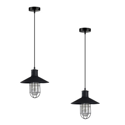 Dex 2 - Light Black Single Pendant