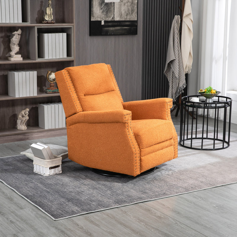 Chaise de loisir pivotante à 360 degrés, Orange