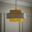 Nellie 19cm H Linen Novelty Pendant Shade ( Clip On )-73719825