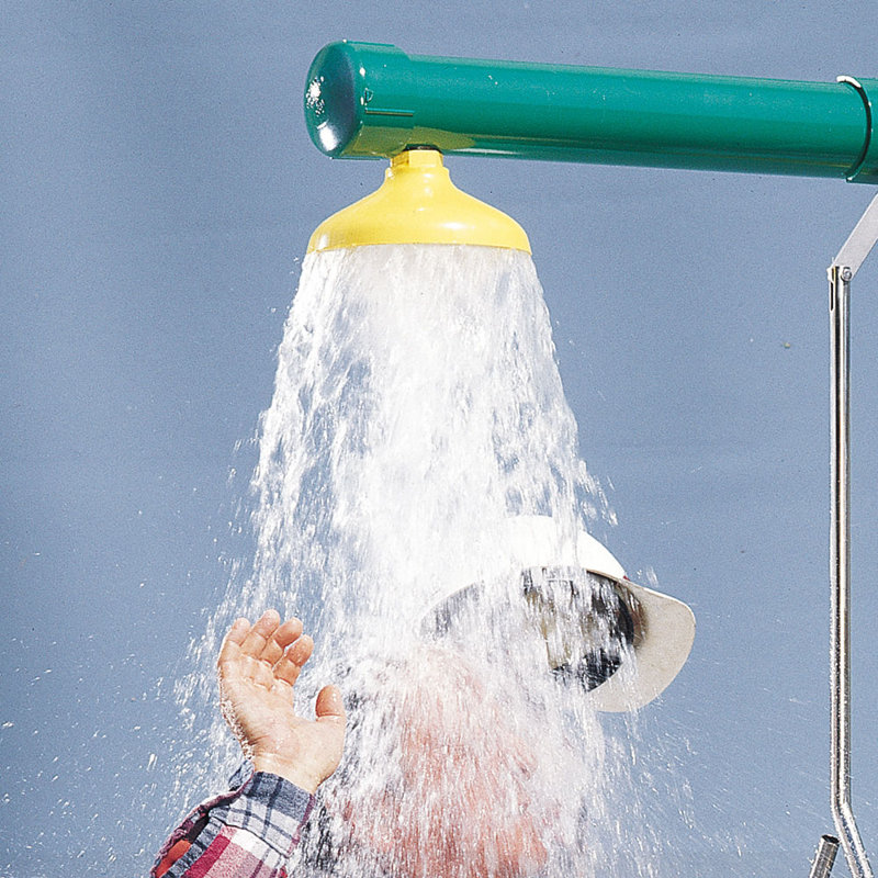 Douche à eermgency combinée heat-traced series Safe-T-Zone, Sans alimentation par le haut NPT
