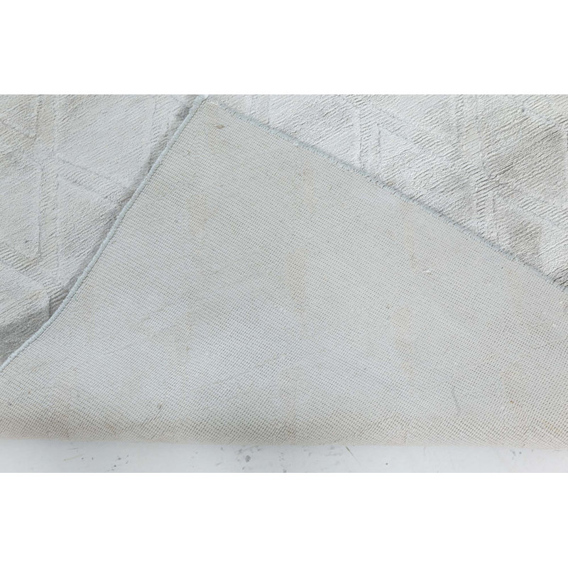 Modern One-of-a-Kind Rectangle 6' X 6'8" Hand Knotted Area Rug