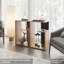 Table d'appoint Vega en mélamine avec rangement ouvert