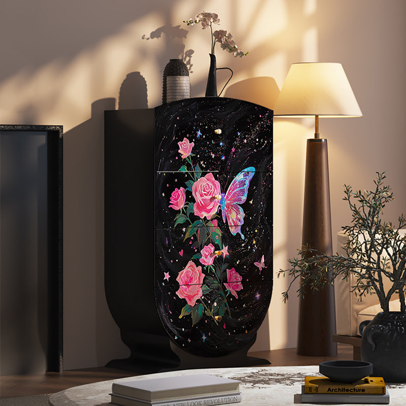 Armoire décorative multifonctionnelle à motifs créatifs