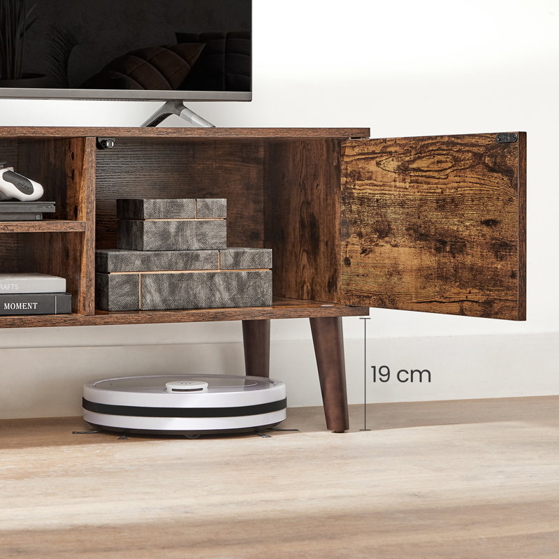 Unfinished TV Stand for TVs up to 55", Rustic Brown
