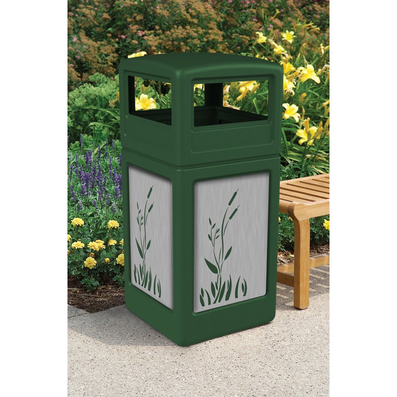 Poubelle 42 gallons precision series®, Vert forêt