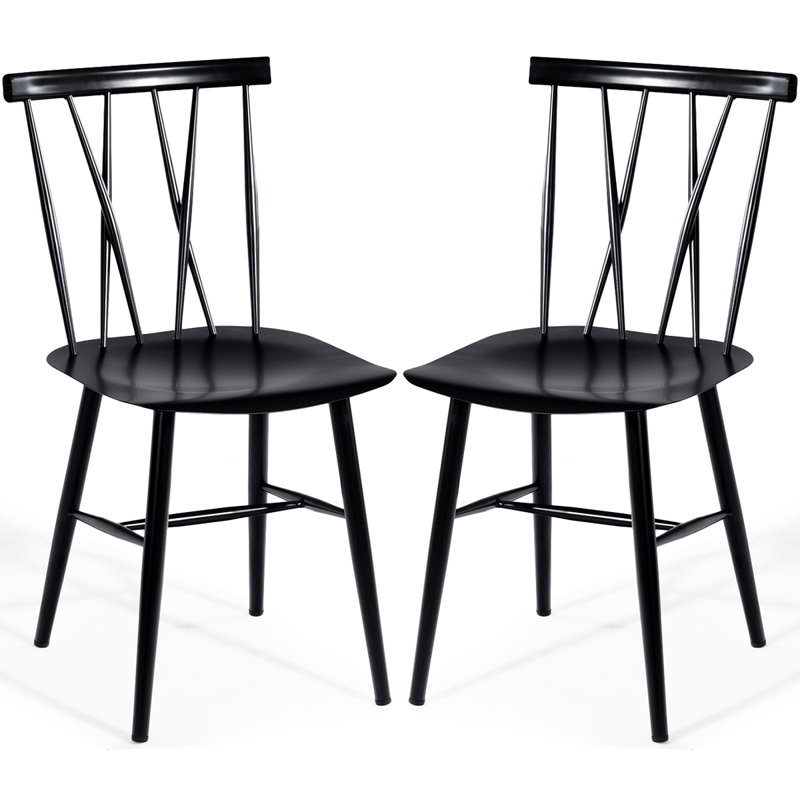 Cotswald 46cm H Cross Back Side Chair