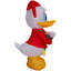 Canard avec chandail et lumières Disney