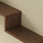 Tablette murale flottante en bois massif-915474991