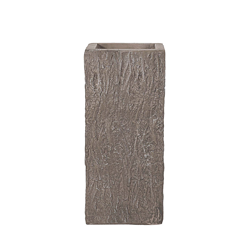 PLANTER, Rectangular shaped flowerpot.Planter pot, 20.28" H x 9.03" W x 8.97" D